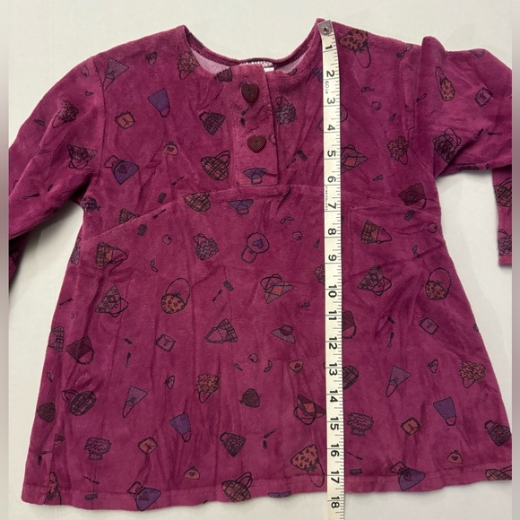 Adorable Vintage Painting Red Rhino Velvet Shirt 4T Made in USA - Picture 7 of 10